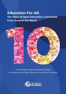 Education For All: Ten years of open education luminaries from around the world book cover